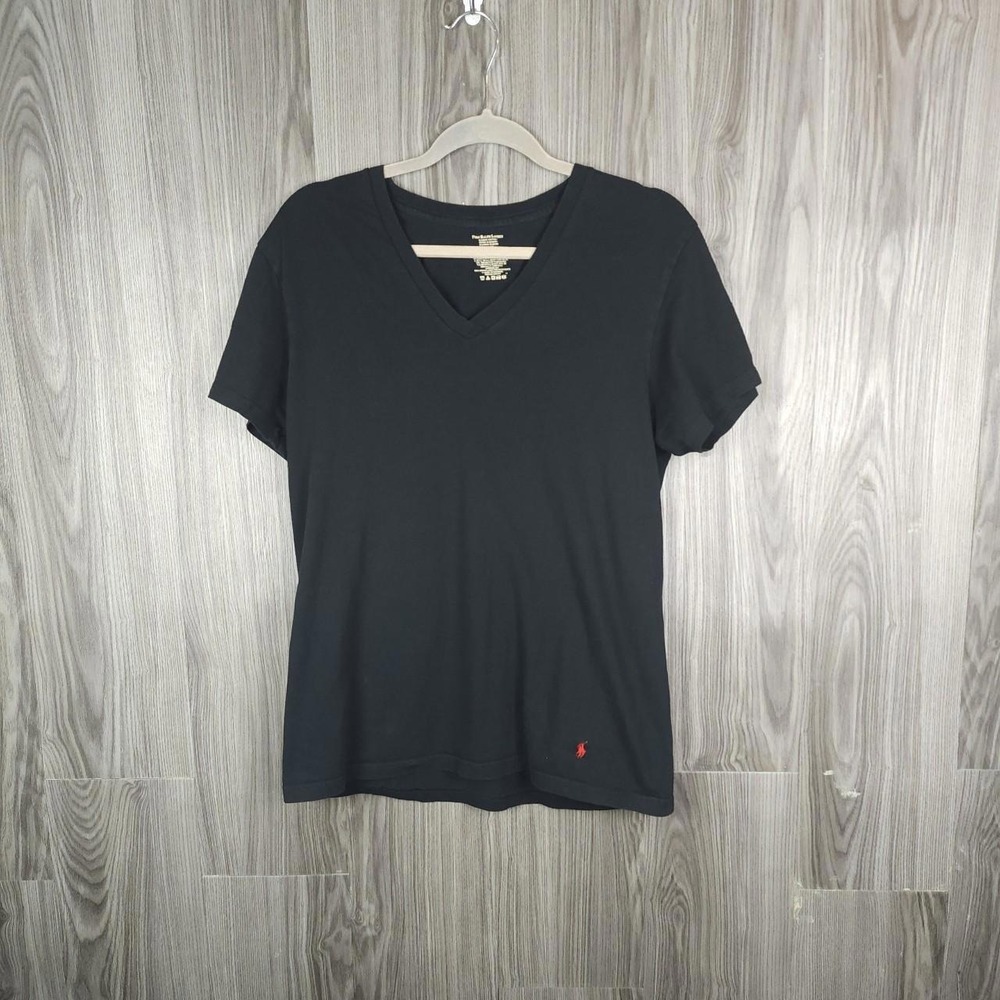 Polo‎ Ralph Lauren Classic Cotton V-Neck Tshirt Size Medium